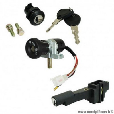 Contacteur à clé/neiman pour scooter malaguti 50-125 ciak de 1999 à 2006 * Prix spécial !
