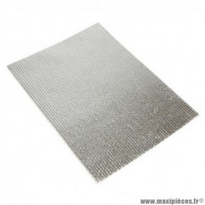 Protection isolante adhésive en tissu de verre et aluminium (200x150mm)