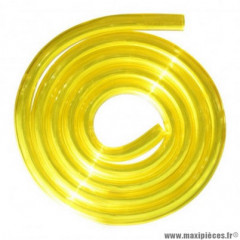 Durite essence marque Replay pu 5x9 transparent jaune (1 m)
