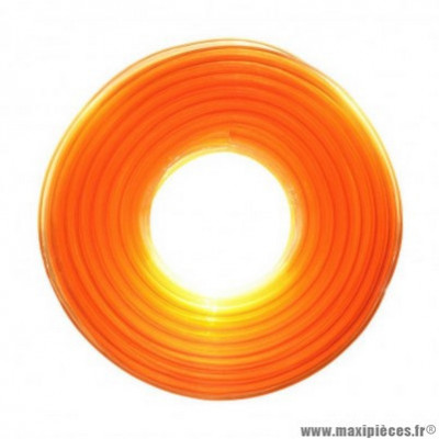 Durite essence marque Replay pu 5x9 transparent orange (20 m)