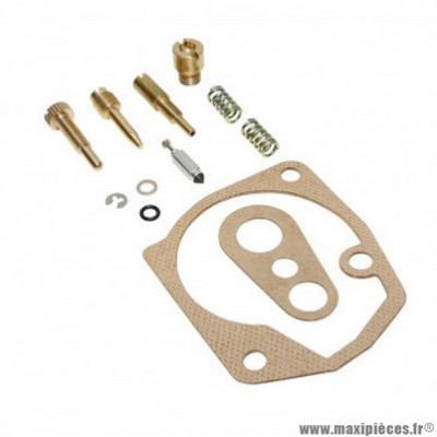 Necessaire-kit réparation carburateur tk pour scooter mbk 50 booster après 2004, nitro après 2004 - yamaha 50 bws après 2004, aerox après 2004