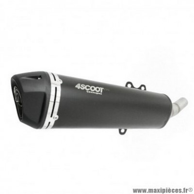 Pot marque Tecnigas 4scooter evo black edition pour maxi-scooter sym 300 gts i après 2013, 300 joymax (homologué CE)