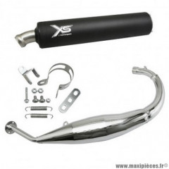 Pot XS chrome marque Tecnigas pour mécaboite yamaha 50 dtr - mbk 50 x-limit (passage bas)