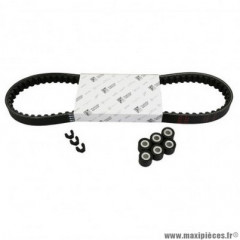 Kit transmission (courroie, galets, guides) Piaggio scooter 50 liberty 4T 1998 à 2013 - gilera 50 dna 1998 à 2005 - aprilia 50 sport-city 4T après 2008 -1r000427-