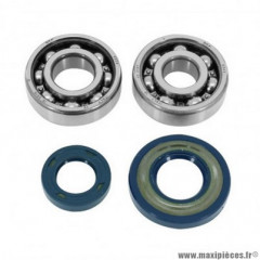 Roulement d'embiellage + joint marque Top Performances pour scooter piaggio 50-90 vespa pk (kit 6204+6303)