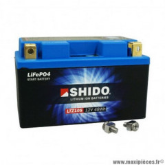 Batterie 12v 4ah ltz10s shido lithium ion prête à l'emploi (lg150XL87xh93)