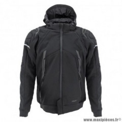 Blouson marque ADX RSX couleur noir/gris taille XL avec capuche amovible (avec protections/sans plaque dorsale)