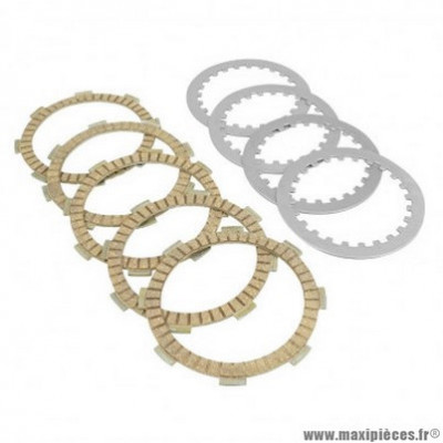 Disque d'embrayage marque Newfren pour moto kawasaki 185 klf après 1987 - honda 125 xr L 2003 à 2008, 250 tlr après 1985 (f1623ac - OE standard kit)