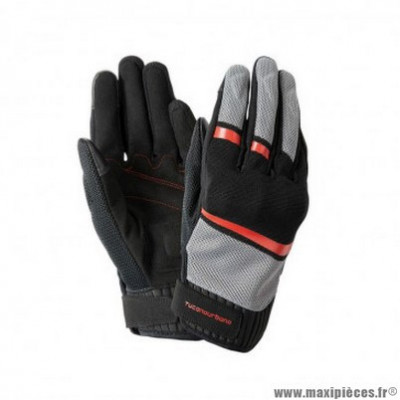 Gants printemps/été homme marque Tucano Urbano Penna couleur noir/rouge T10 taille L