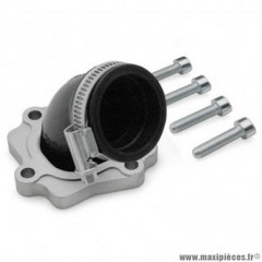 Pipe admission 360d Polini scooter mbk 50 nitro, mach g - yamaha 50 aerox, jog r - aprilia 50 sr - malaguti 50 f12 (pour phbh-vhst 26-28-30, diamètre intérieur 35mm - 215.0426)