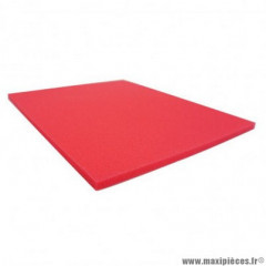 Mousse filtre à air marque Artein couleur rouge 280x330x10mm