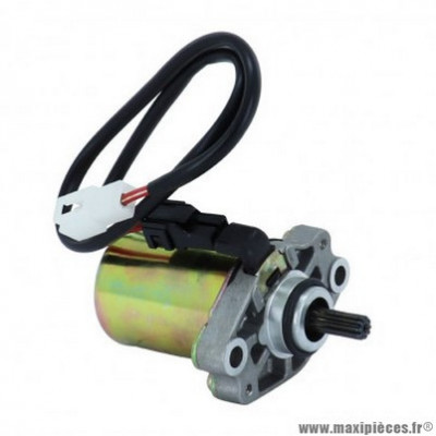 Démarreur scooter aprilia 50 sr h20 racing, sport 2000 à 2004, sr ditech 2000 à 2006, scarabeo ditech - cagiva 50 cucciolo - suzuki 50 katana, address, ap (12v-0,15kw - 10 dents)
