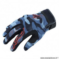 Gants printemps/été marque ADX vista avec coque couleur noir/camo militaire T8 taille S