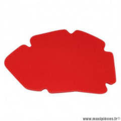 Mousse filtre à air pour maxi-scooter piaggio 125 x9 rouge