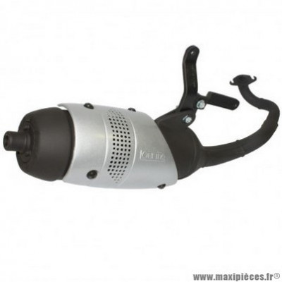 Pot marque Leovince touring pour scooter peugeot 50 kisbee 2T après 2011, ludix one, new vivacity, citystar