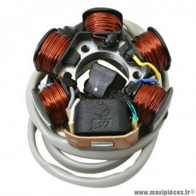 Stator Piaggio scooter 50 typhoon, nrg, ntt, sfera, liberty, zip rst, vespa et2 1998 à 2005 - gilera 50 stalker, runner 1998 à 2005 -830294- * Déstockage !