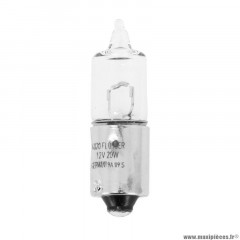 Ampoule halogène miniature h20w 12v 20w culot ba9s blanc (projecteur) marque Flosser