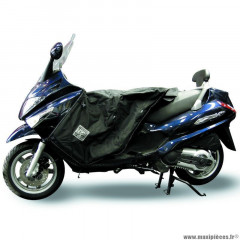 Tablier couvre jambe marque Tucano Urbano pour maxi-scooter piaggio 125 x-evo, 125 x8, 400 x-evo, 400 x8 (r045-x) (termoscud) (système anti-flottement sgas)
