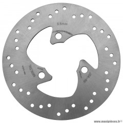 Disque de frein pour scooter mbk 50 nitro 1997-2003 avant-arrière, stunt après 2000 avant - yamaha 50 aerox 1997-2012 avant-arrière - honda 50 sky après 1997 avant (ext 190mm, int 58mm, 3 trous) (df4066a) (marque Newfren)