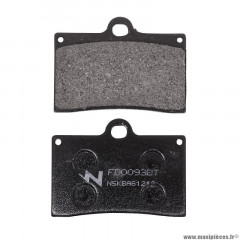 Plaquette de frein marque Newfren pour moto aprilia 125 rs4 011- avant / ducati 600 supersport 1991-1997 avant, 600-750-900 monster avant - bimota 1000 yb10 biposto après 1992 avant (fd0093bt) (touring organique)