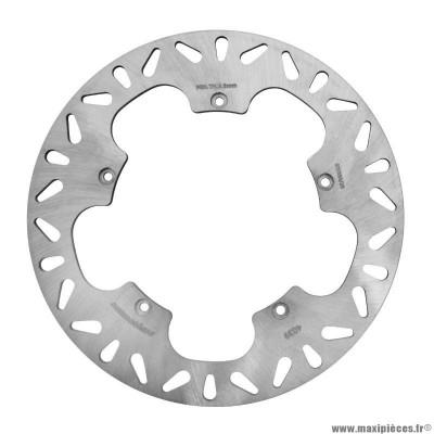 Disque de frein pour moto mbk 50 x power après 2004 avant, yamaha 50 tzr après 2004 avant, aprilia 50 rs 1999-2005 avant (ext 280mm, int 155mm, 5 trous) (df4039a) (marque Newfren)