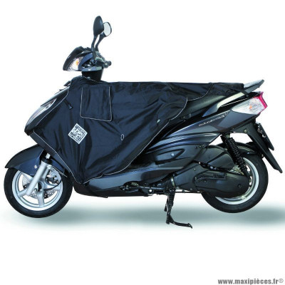 Tablier couvre jambe marque Tucano Urbano pour maxi-scooter yamaha 125 cygnus-x après 2004 - mbk 125 flame-x après 2004 (r068-x) (termoscud) (système anti-flottement sgas)