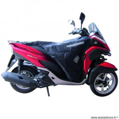 Tablier couvre jambe marque Tucano Urbano pour maxi-scooter yamaha 125 tricity 2014 - mbk 125 tryptik après 2014 (r172-x) (termoscud) (système anti-flottement sgas)