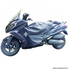Tablier couvre jambe marque Tucano Urbano pour maxi-scooter kymco 125-350 downtown après 2015 (r178-x) (termoscud) (système anti-flottement sgas)