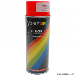 Bombe de peinture marque Motip pro fluo rouge-orange aérosol 400ml (04020)