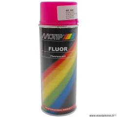 Bombe de peinture marque Motip pro fluo rose aérosol 400ml (04021)