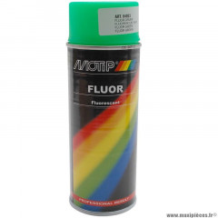 Bombe de peinture marque Motip pro fluo vert aérosol 400ml (04023)