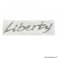 Logo ''liberty'' origine piaggio pour scooter 50-125 liberty iget après 2015 (2H001170)
