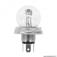 Ampoule standard 6v 45-40w culot p45t norme r2 blanc (projecteur) marque Flosser