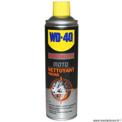 Nettoyant frein wd-40 spécialist moto (aérosol 500ml)