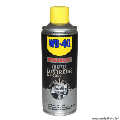 Lustreur silicone wd-40 spécialist moto (aérosol 400ml)