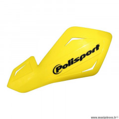 Protege main moto marque Polisport version ouvert freeflow lite decal jaune suzuk (fixation plastique)