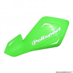 Protege main moto marque Polisport version ouvert freeflow lite decal vert kawa (fixation plastique)