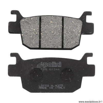 Plaquette de frein marque Polini pour maxi-scooter honda 125 forza abs > 2015 ar 250 forza > 2007 ar 300 forza > 2013 ar 125 shi > 2013 ar 300 shi > 2013 ar 250 jazz ar (174.0082) (original)