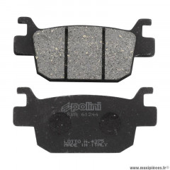 Plaquette de frein marque Polini pour maxi-scooter honda 125 forza abs > 2015 ar 250 forza > 2007 ar 300 forza > 2013 ar 125 shi > 2013 ar 300 shi > 2013 ar 250 jazz ar (174.0082) (original)