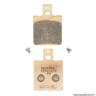 Plaquette de frein marque Newfren pour maxi-scooter aprilia 125 rs 1992-2005 arrière, 125 etx 1985-1986 arrière / ducati 1000 monster 2003-2005 arrière / derbi 125 mulhacen après 2007 arrière (fd0012ba) (organique)