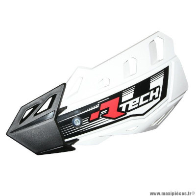 Protege main moto cross rtech version ouvert flx blanc (avec kit de montage) (made in italy)