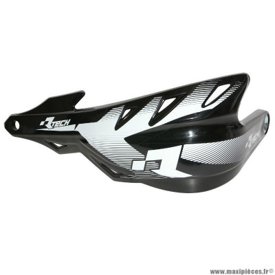 Protege main moto cross rtech version ferme raptor noir (avec kit de montage) (made in italy)