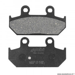 Plaquette de frein marque Polini pour maxi-scooter suzuki 400 burgman après 2007 arrière, 650 burgman 2003-2009 arrière / malaguti 125 madison 2006-2009 arrière (174.0104) (original)