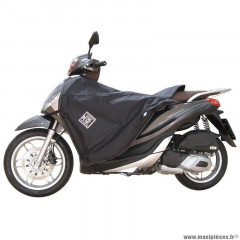 Tablier couvre jambe marque Tucano Urbano pour maxi-scooter piaggio 125 medley, medley s après 2016 (r182-x) (termoscud) (système anti-flottement sgas)