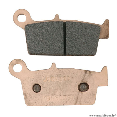 Plaquette de frein marque Carbone Lorraine pour moto honda 250-400-600-650 xr-r 50-80 crm / kawasaki 250-300-400-650 klx-gaz-gaz 125-250-300-400-450-500-515 ec / yamaha 125-250-400 wr ar (1 jeu de 2 plaquettes) (2314 rx3 touring metal fritte)