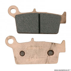 Plaquette de frein marque Carbone Lorraine pour moto honda 250-400-600-650 xr-r 50-80 crm / kawasaki 250-300-400-650 klx-gaz-gaz 125-250-300-400-450-500-515 ec / yamaha 125-250-400 wr ar (1 jeu de 2 plaquettes) (2314 rx3 touring metal fritte)