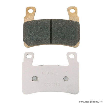 Plaquette de frein marque Carbone Lorraine pour moto honda cb 1300 f, cb 1300 r, cbr 600 rr, cbr-r 900 fireblade - harley-davidson 1584 fat-boy, 1690 softail avant (1 jeu de 2 plaquettes) (2711 xbk5 sport metal fritte)