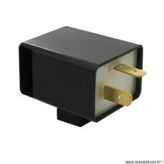 Centrale clignotante universelle 12v 2 x 10w avec buzzer 2 fiches-bornes pour clignotant à ampoule