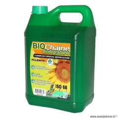 Huile de chaine tronconneuse marque Minerva Oil bio chaine 68 spéciale biodegradable (5l) (100% made in france)