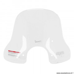 Pare-brise moyen transparent origine piaggio pour maxi-scooter 125-300 vespa gts 2014-2018